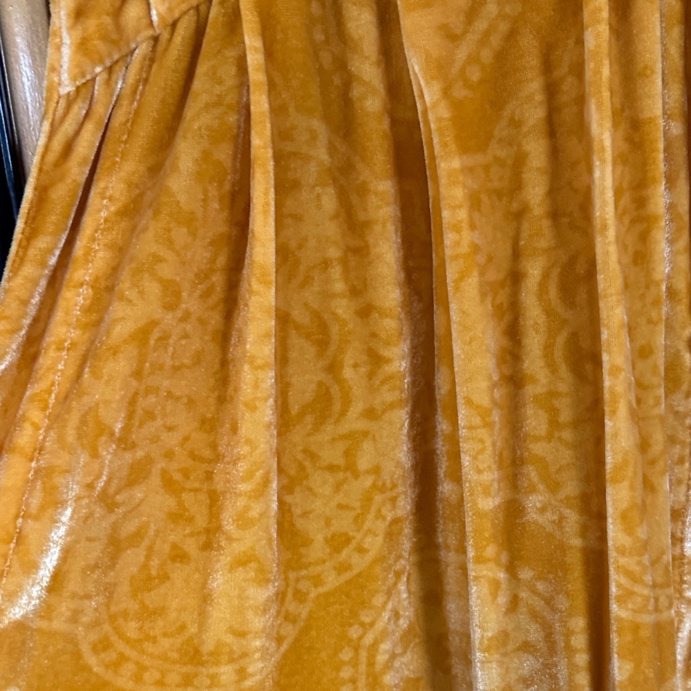 Free People Golden Velvet Tiered Duster - Picture 3 of 5
